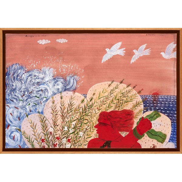 ALEKOS FASSIANOS  (1935-2022)  -  LA VAGUE ET LE SOLEIL