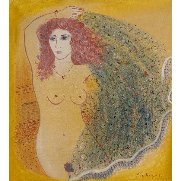 ΓΙΩΡΓΟΣ ΣΤΑΘΟΠΟΥΛΟΣ (1944 - ) - ΚΟΠΕΛΑ ΜΕ ΦΟΥΛΑΡΙ