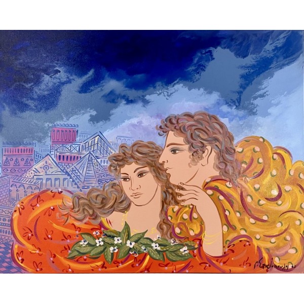 ΓΙΩΡΓΟΣ ΣΤΑΘΟΠΟΥΛΟΣ (1944 - ) - ΕΡΩΤΕΥΜΕΝΟ ΖΕΥΓΑΡΙ ΣΤΗΝ ΠΟΛΗ