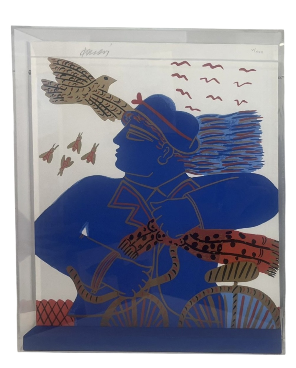 ΑΛΕΚΟΣ ΦΑΣΙΑΝΟΣ (1935-2022) - ΠΟΔΗΛΑΤΗΣ ΜΕ ΦΟΥΛΑΡΙ