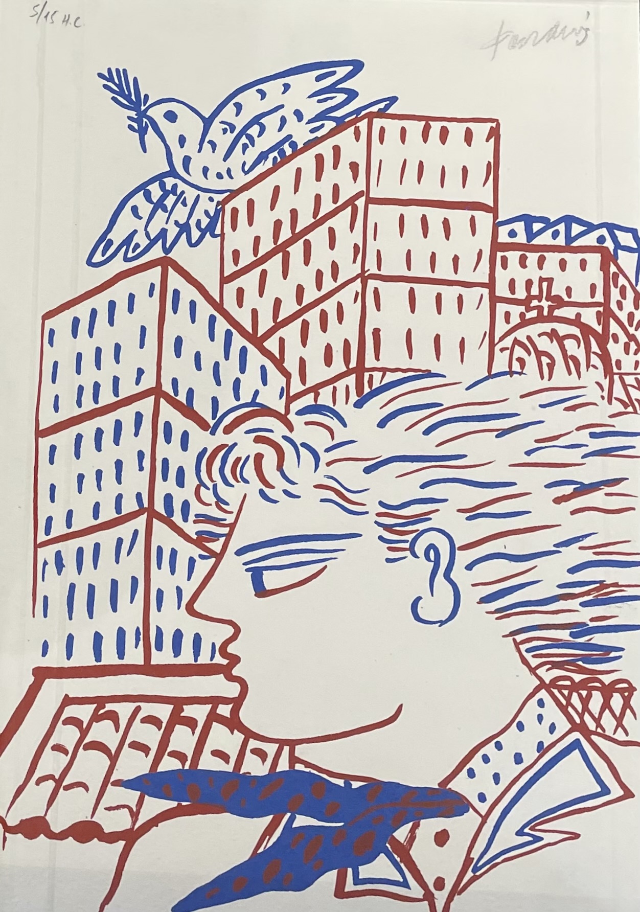 ALEKOS FASSIANOS (1935-2022) - YOUNG MAN IN THE CITY
