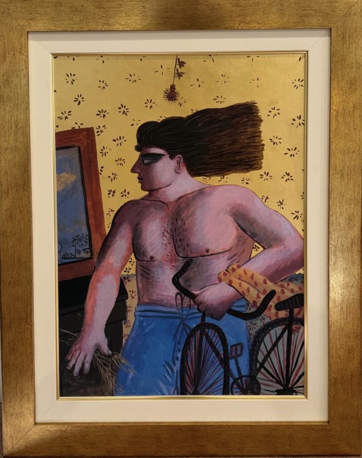 ALEKOS FASSIANOS (1935-2022) - MAN WITH BICYCLE