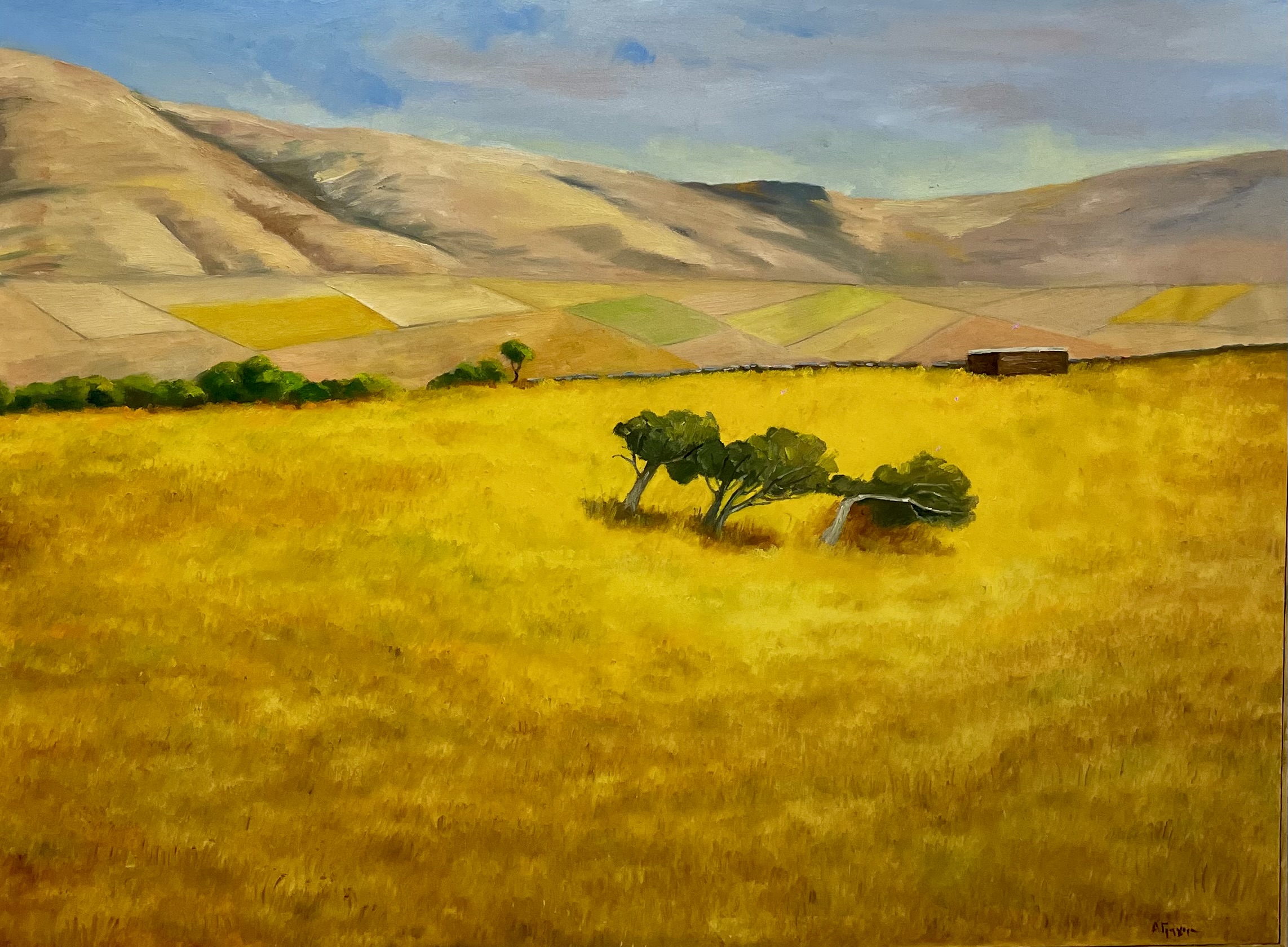ANNA GRIGORA-(1959- ) -ANDROS LANDSCAPE