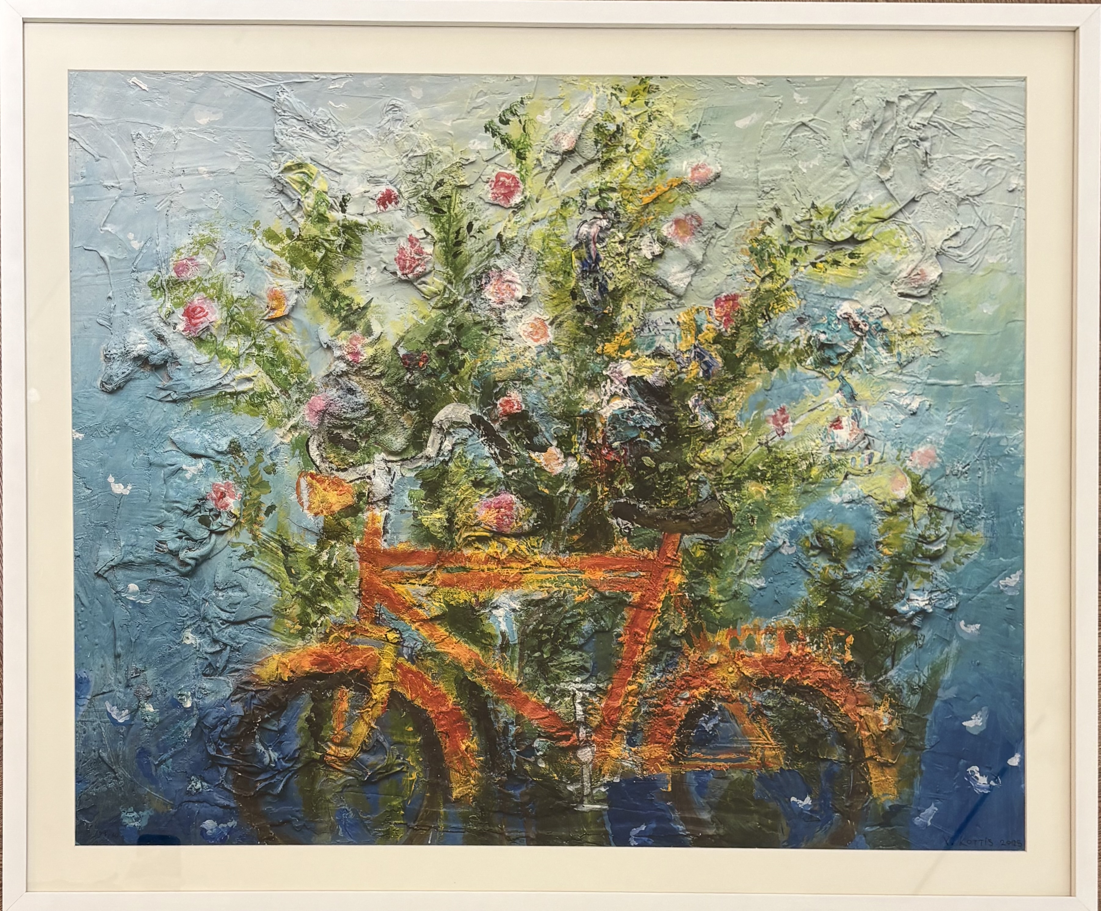 ΓΙΑΝΝΗΣ ΚΟΤΤΗΣ ( 1949 – ) – ΣΥΝΘΕΣΗ ΜΕ ΠΟΔΗΛΑΤΟ ΚΑΙ ΤΡΙΑΝΤΑΦΥΛΛΑ