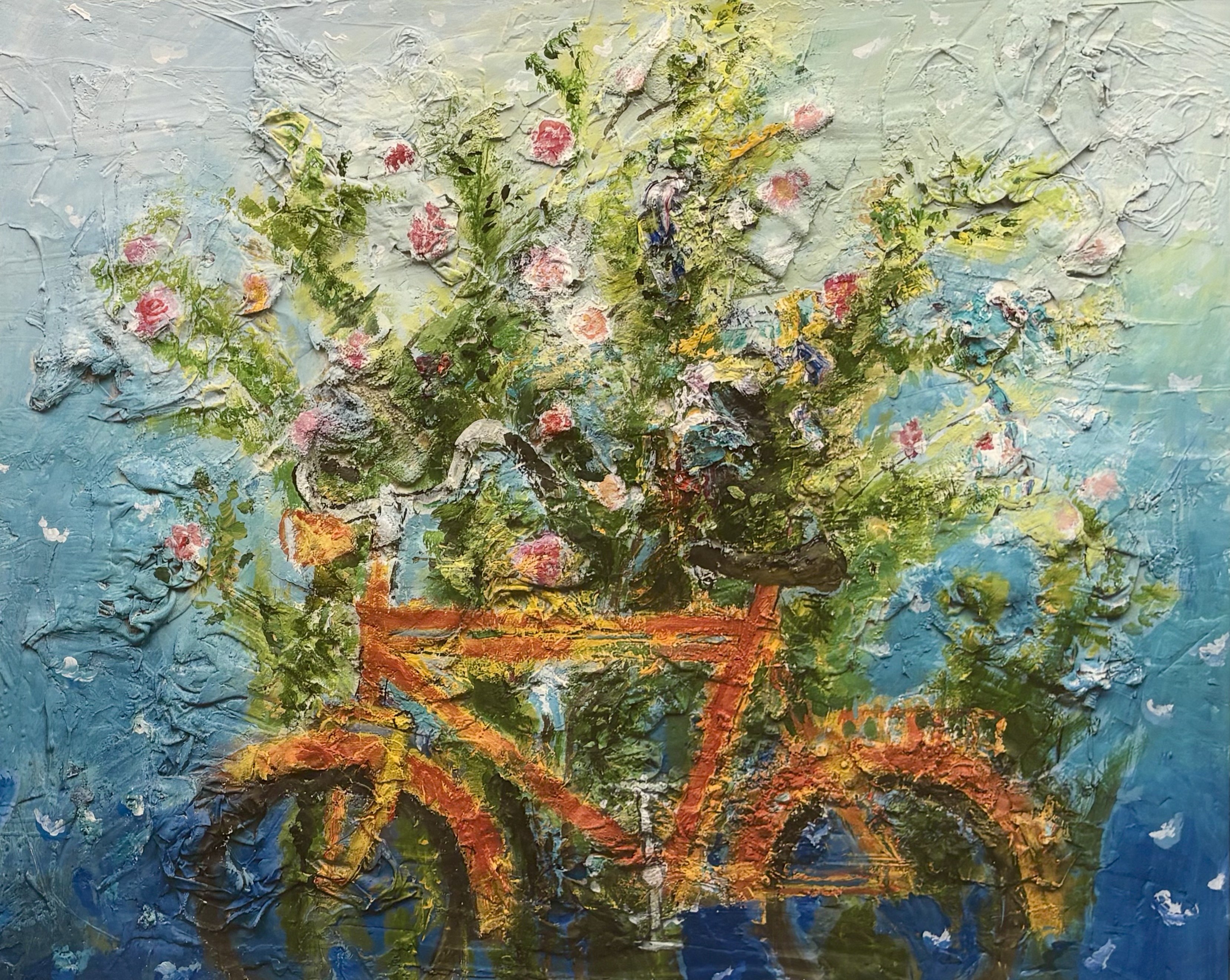 ΓΙΑΝΝΗΣ ΚΟΤΤΗΣ ( 1949 – ) – ΣΥΝΘΕΣΗ ΜΕ ΠΟΔΗΛΑΤΟ ΚΑΙ ΤΡΙΑΝΤΑΦΥΛΛΑ