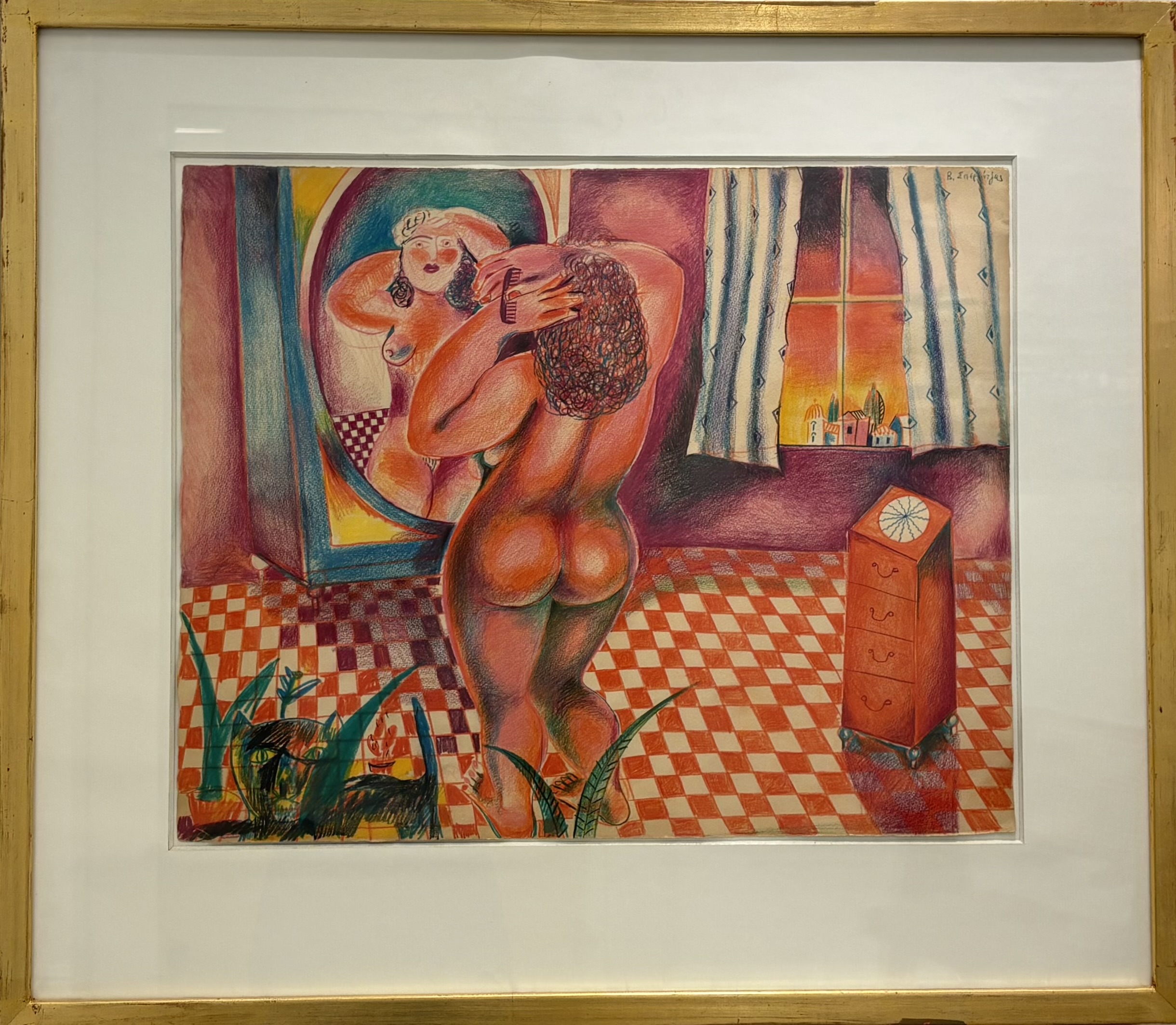 ΒΑΣΙΛΗΣ ΣΠΕΡΑΝΤΖΑΣ - (1938 - ) - ΚΟΠΕΛΑ  ΣΤΟ ΔΩΜΑΤΙΟ