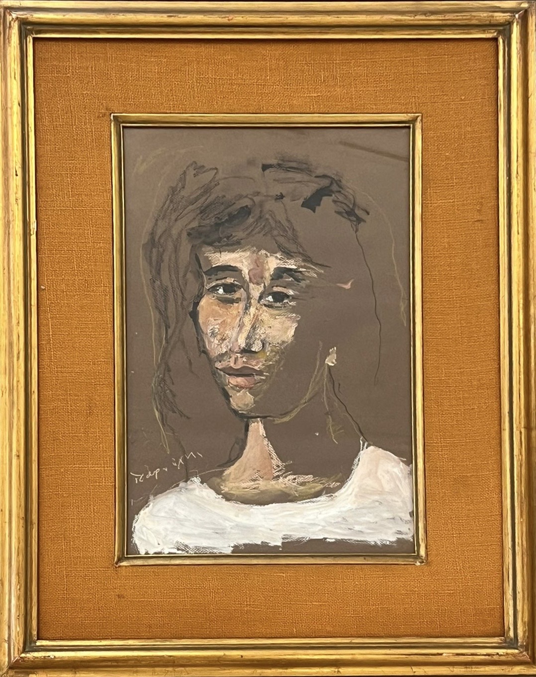 YANNIS TSAROUCHIS - (1910 - 1989) - PORTRAIT